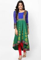 Peppertree Green Printed Kurta