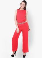 Street 9 Pink Solid Jumpsuit