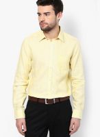 Turtle Solid Yellow Formal Shirt