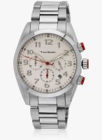 Yves Bertelin WM37723-1 Silver/White Analog Watch