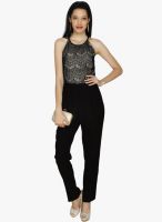 20dresses Black Embroidered Jumpsuit