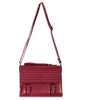 Albeni Fashions Red Satchel Bag