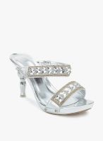 J Collection Silver Stilettos