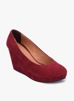 Juliana Maroon Belly Shoes