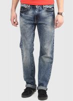 Levi's Blue Regular Fit Jeans (504)