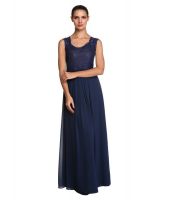 Reva Enterprises Blue Polyester Maxi Dress