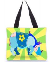 Snoogg Multicolor Canvas Cloth Tote Bag