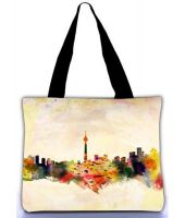 Snoogg Multicolor Canvas Cloth Tote Bag