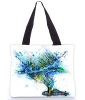 Snoogg Multicolor Canvas Cloth Tote Bag