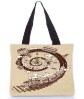 Snoogg Multicolor Canvas Cloth Tote Bag