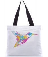 Snoogg Multicolor Canvas Cloth Tote Bag