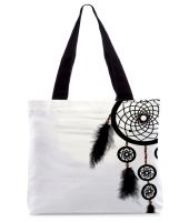 Snoogg RPC-090 White Tote Bag