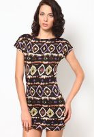 Species Mega Sleeve Printed Dress