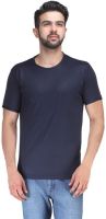 TSX Solid Men's Round Neck Blue T-Shirt