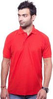 Zuvic Solid Men's Polo Neck Red T-Shirt Zuvic Solid Men's Polo Neck Red T-Shirt