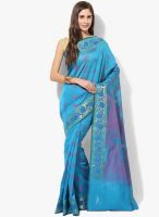 Avishi Blue Embellished Saree