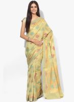 Bunkar Green Embellished Saree