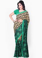 Florence Green Printed Saree