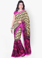 Florence Pink Printed Saree