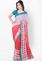 Florence Pink Printed Saree