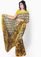 Florence Yellow Printed Saree