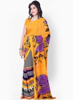 Florence Yellow Printed Saree