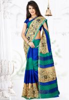 Inddus Multicoloured Color Printed Saree
