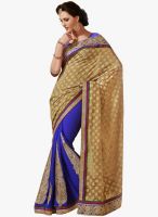 Indian Women By Bahubali Golden Embellished Saree