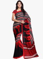 Janasya Janasya Black Bhagalpuri Silk Printed Saree