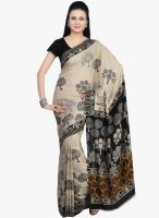 Jashn Beige Printed Saree