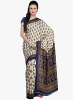 Jashn Beige Printed Saree