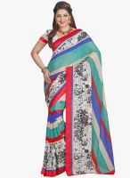Lookslady Green Printed Saree