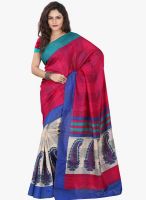 Lookslady Multicoloured Printed Saree