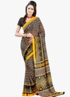 Lookslady Yellow Printed Saree