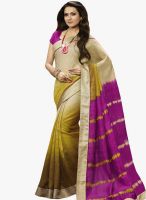 Roop Kashish Beige Printed Saree