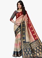 Roop Kashish Beige Printed Saree