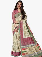 Roop Kashish Beige Printed Saree