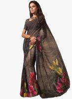 Roop Kashish Black Printed Saree