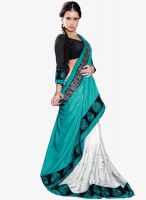Roop Kashish Blue Embroidered Saree