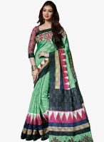 Roop Kashish Green Printed Saree