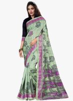 Roop Kashish Green Printed Saree