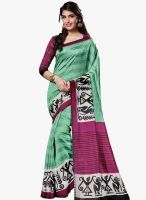 Roop Kashish Green Printed Saree