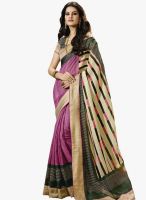 Roop Kashish Pink Printed Saree