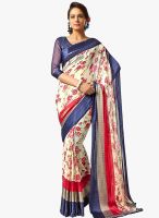 Roop Kashish White Printed Saree