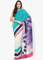 Satya Paul Multicoloured Printed Crepe Saree