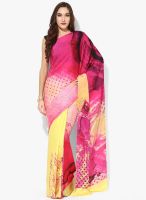 Satya Paul Multicoloured Printed Georgette Saree