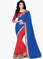 Shonaya Blue Embellished Saree