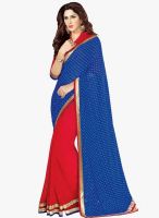 Shonaya Blue Embellished Saree