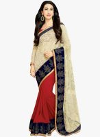 Shonaya Cream Embellished Saree