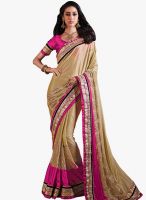 Shonaya Golden Embellished Saree